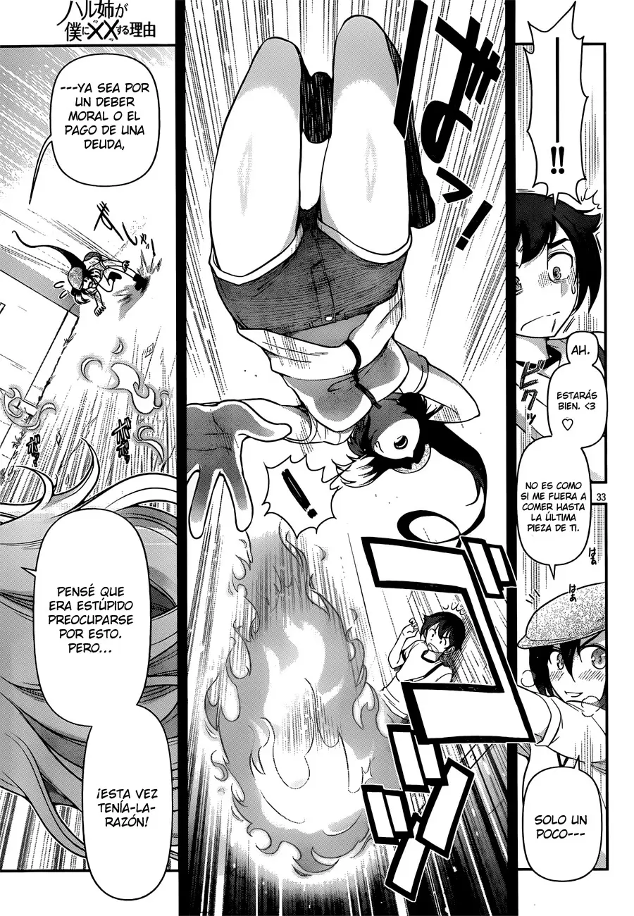 Haru-nee ga Boku ni XX Suru Riyuu capítulo 6, página 33