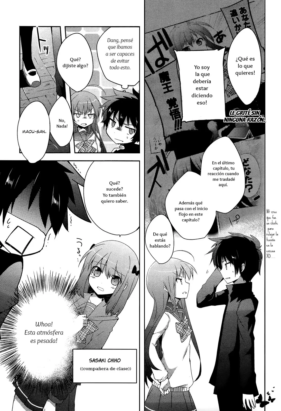 Hataraku Maou-sama! High School! capítulo 2, página 3