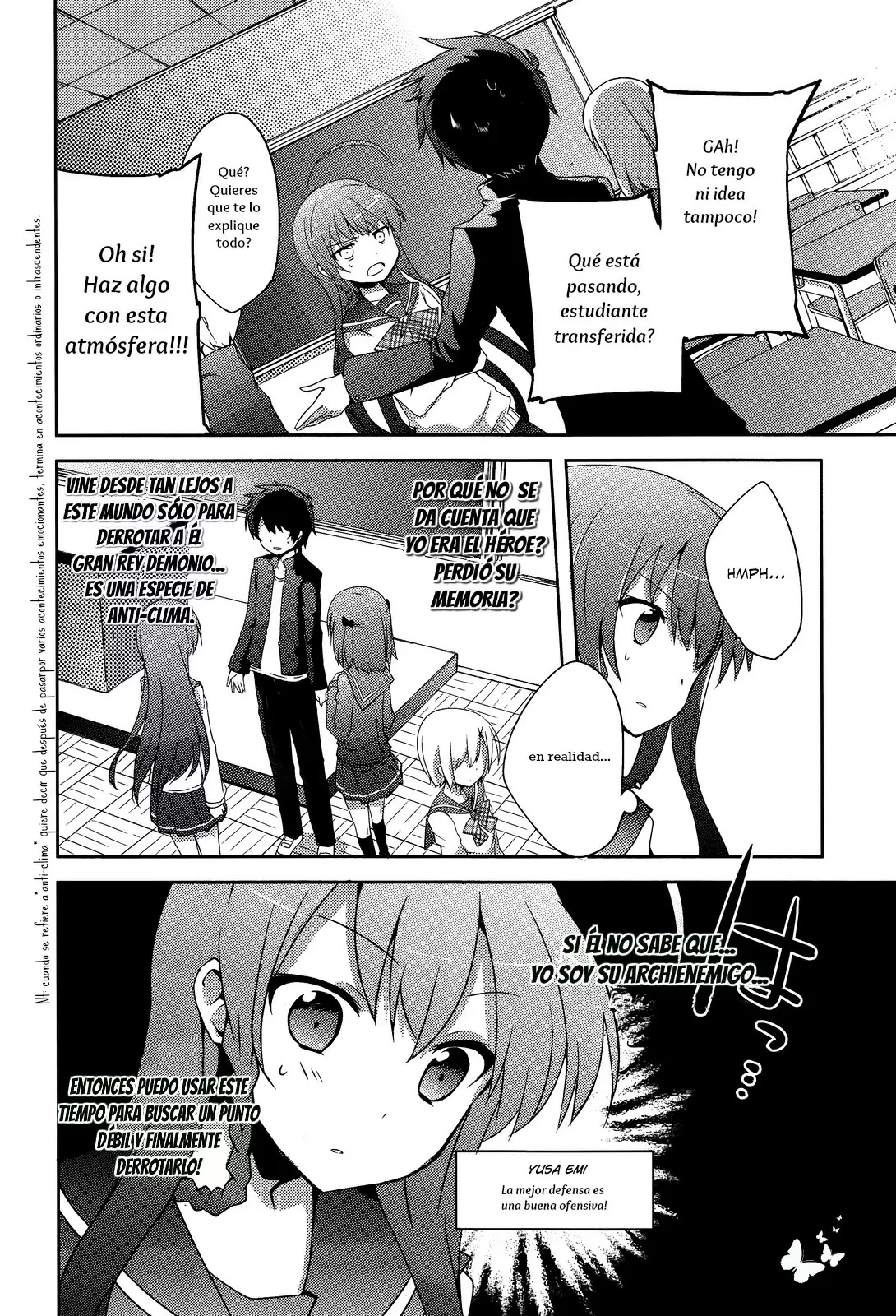 Hataraku Maou-sama! High School! capítulo 2, página 4