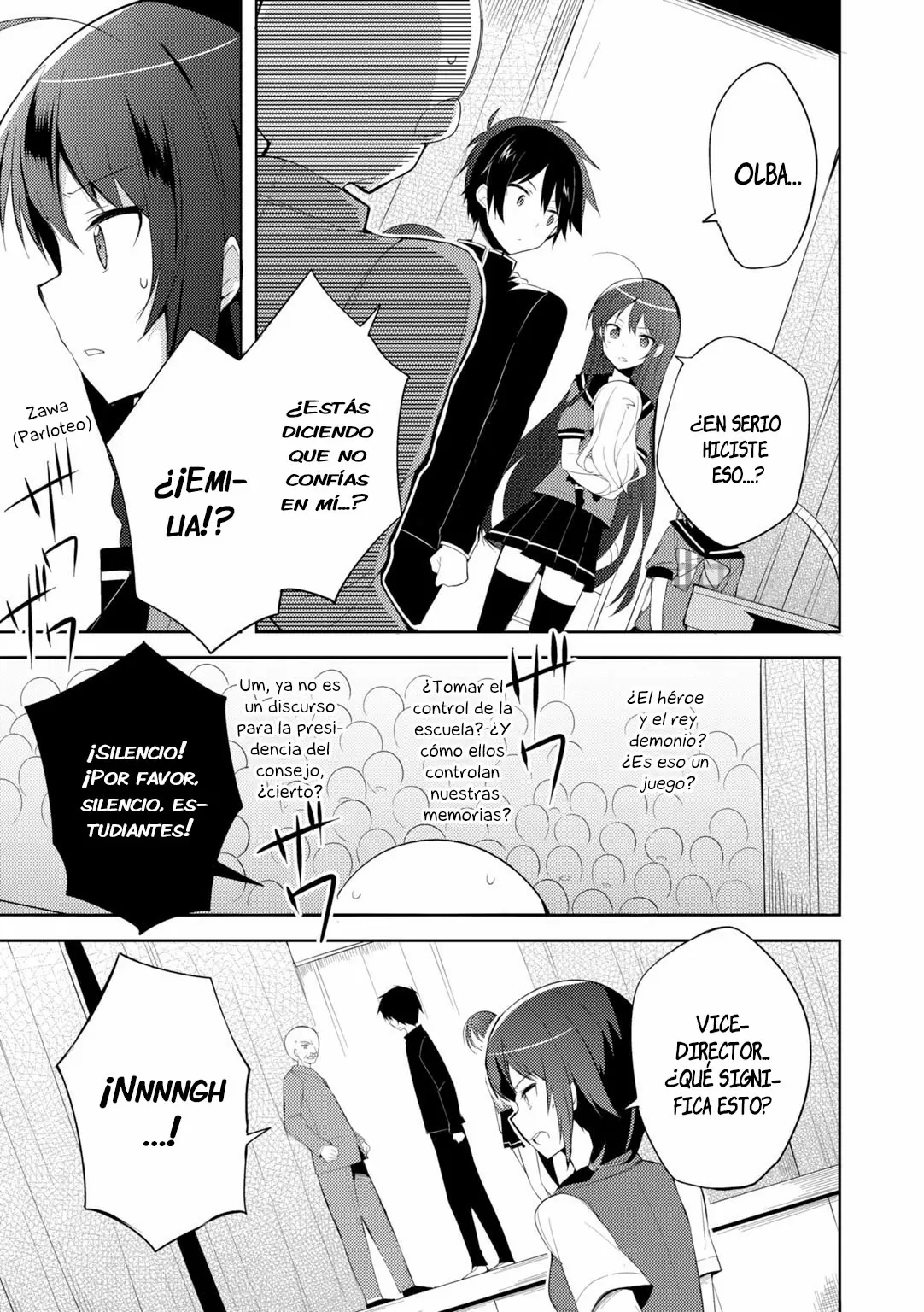 Hataraku Maou-sama! High School! capítulo 23, página 14