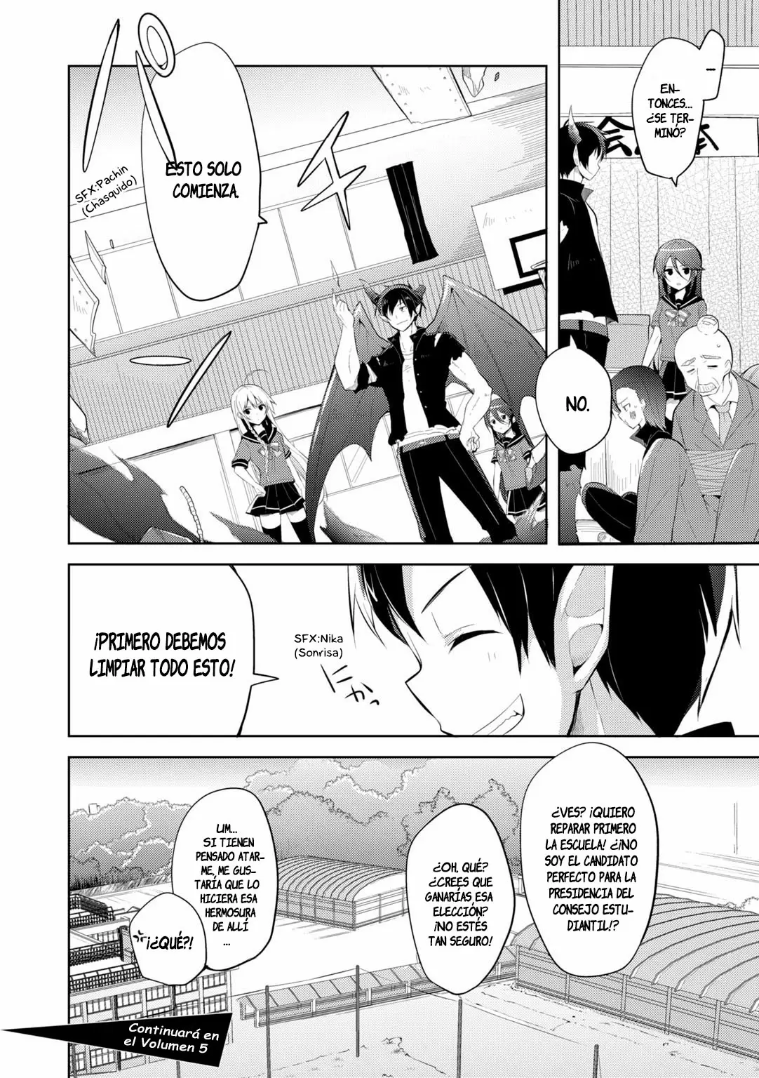 Hataraku Maou-sama! High School! capítulo 25, página 17