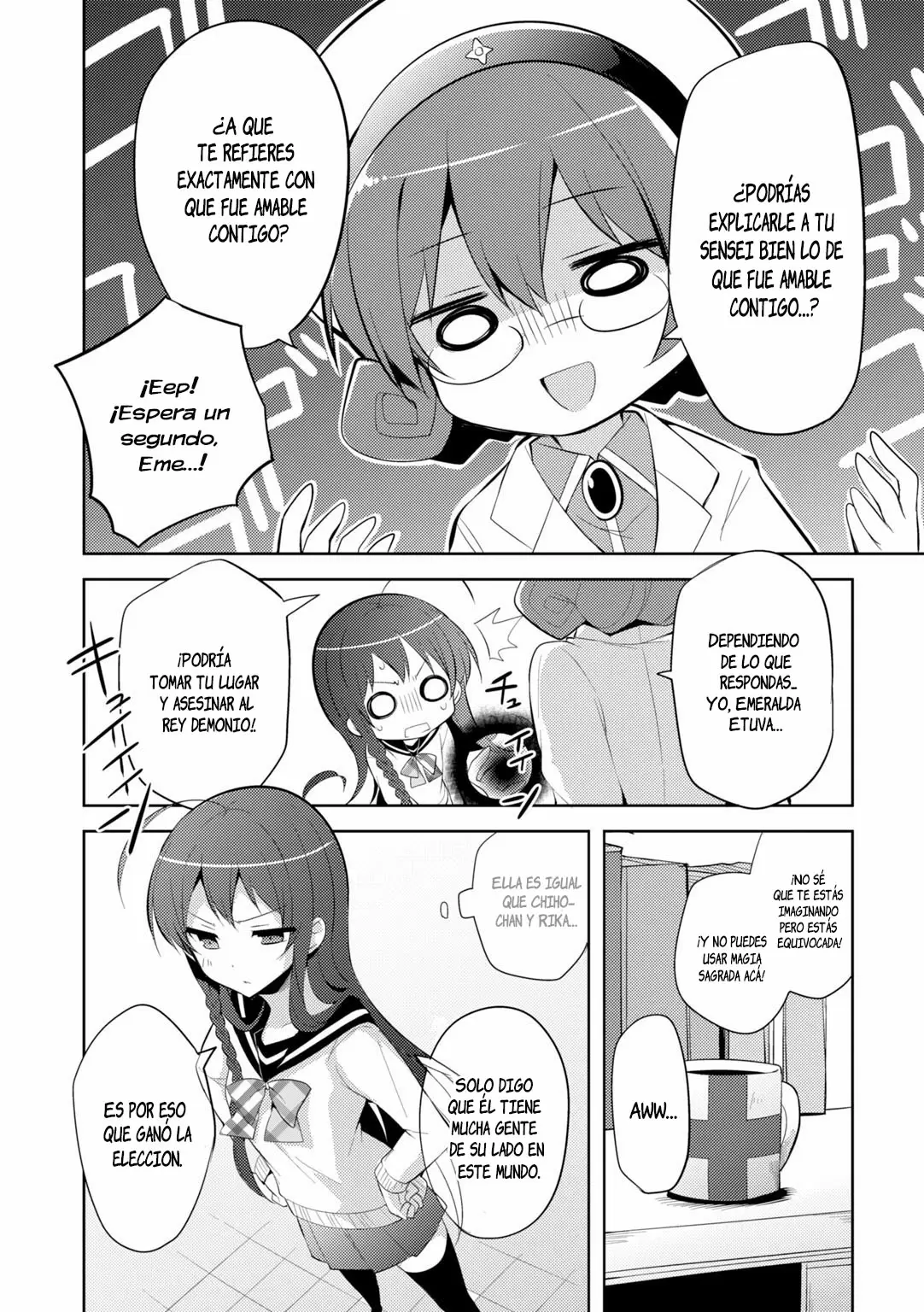 Hataraku Maou-sama! High School! capítulo 26, página 19