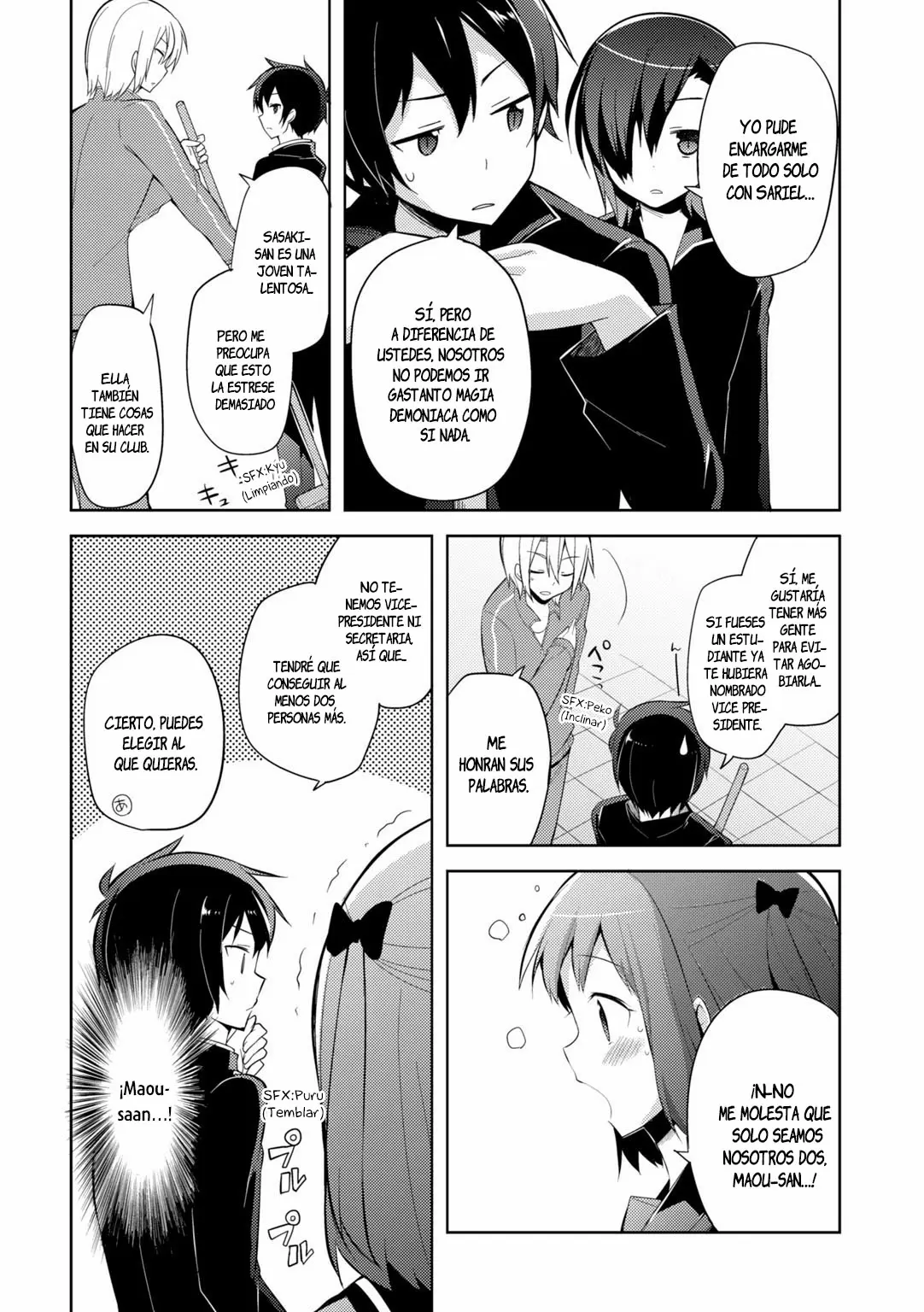 Hataraku Maou-sama! High School! capítulo 27, página 8
