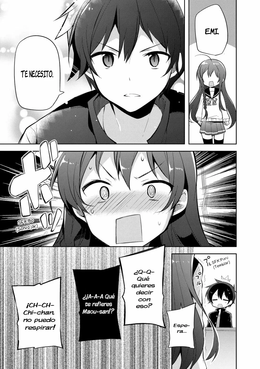 Hataraku Maou-sama! High School! capítulo 28, página 8