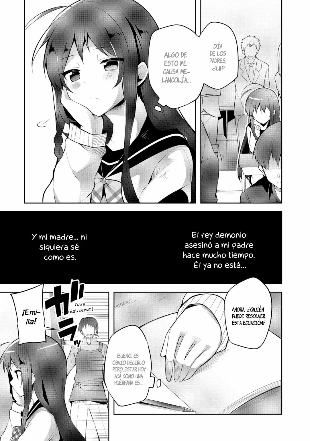 Hataraku Maou-sama! High School! capítulo 29, página 4