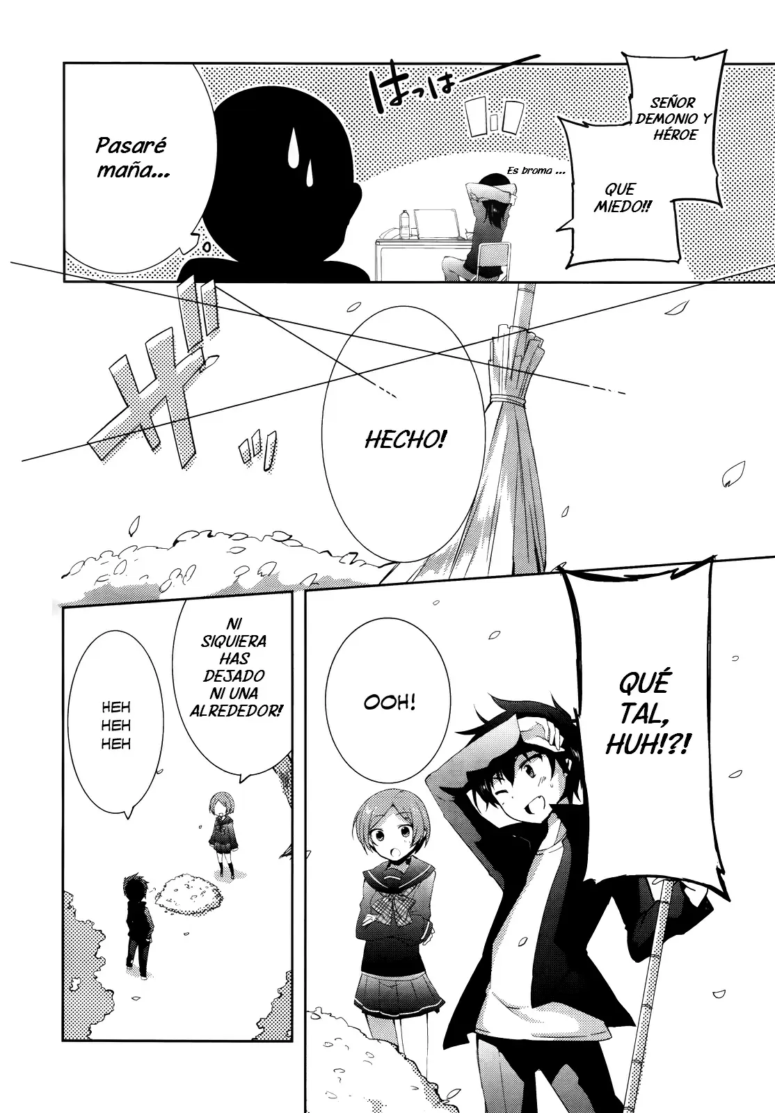 Hataraku Maou-sama! High School! capítulo 3, página 12