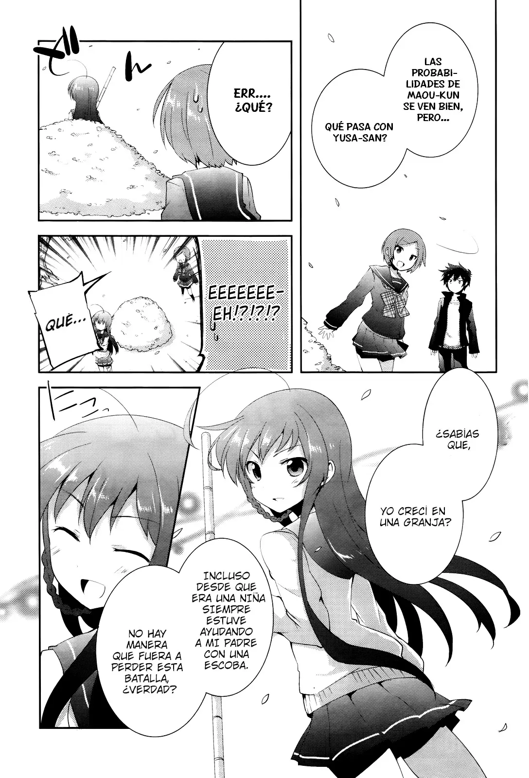 Hataraku Maou-sama! High School! capítulo 3, página 13
