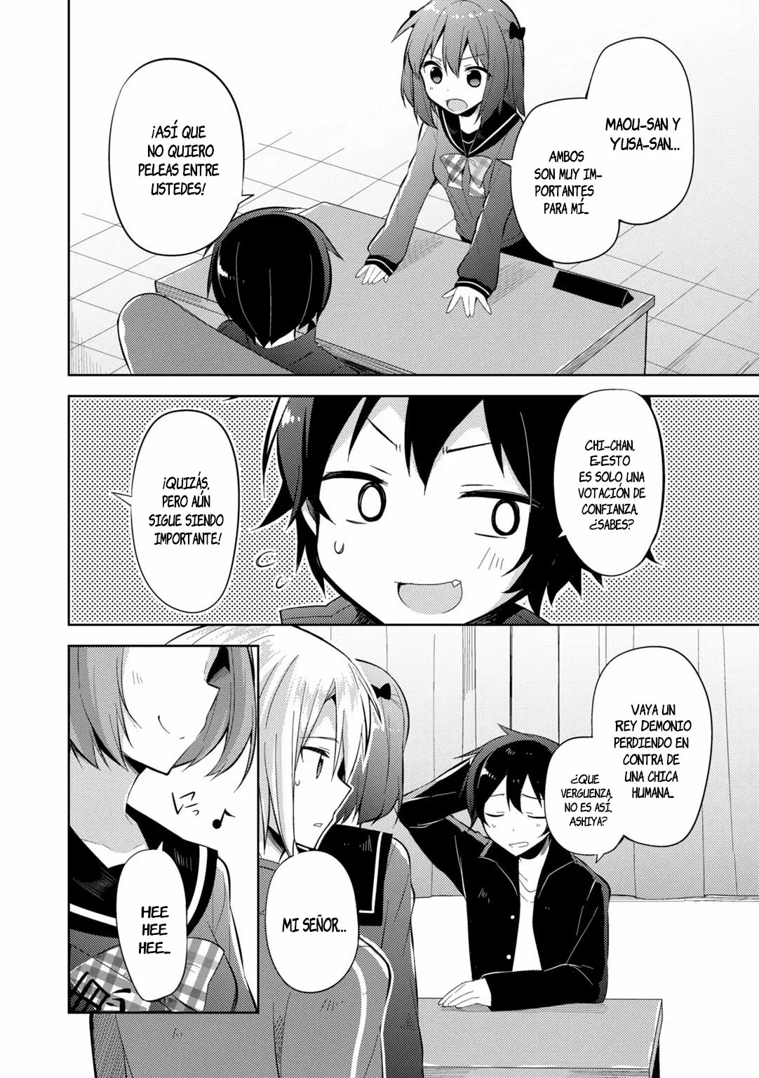 Hataraku Maou-sama! High School! capítulo 30, página 13