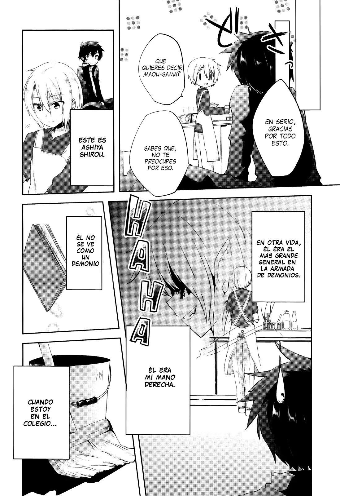 Hataraku Maou-sama! High School! capítulo 4, página 4
