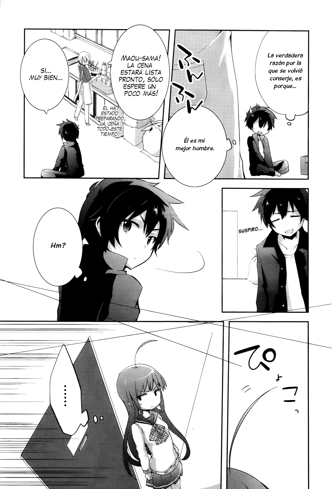 Hataraku Maou-sama! High School! capítulo 4, página 7