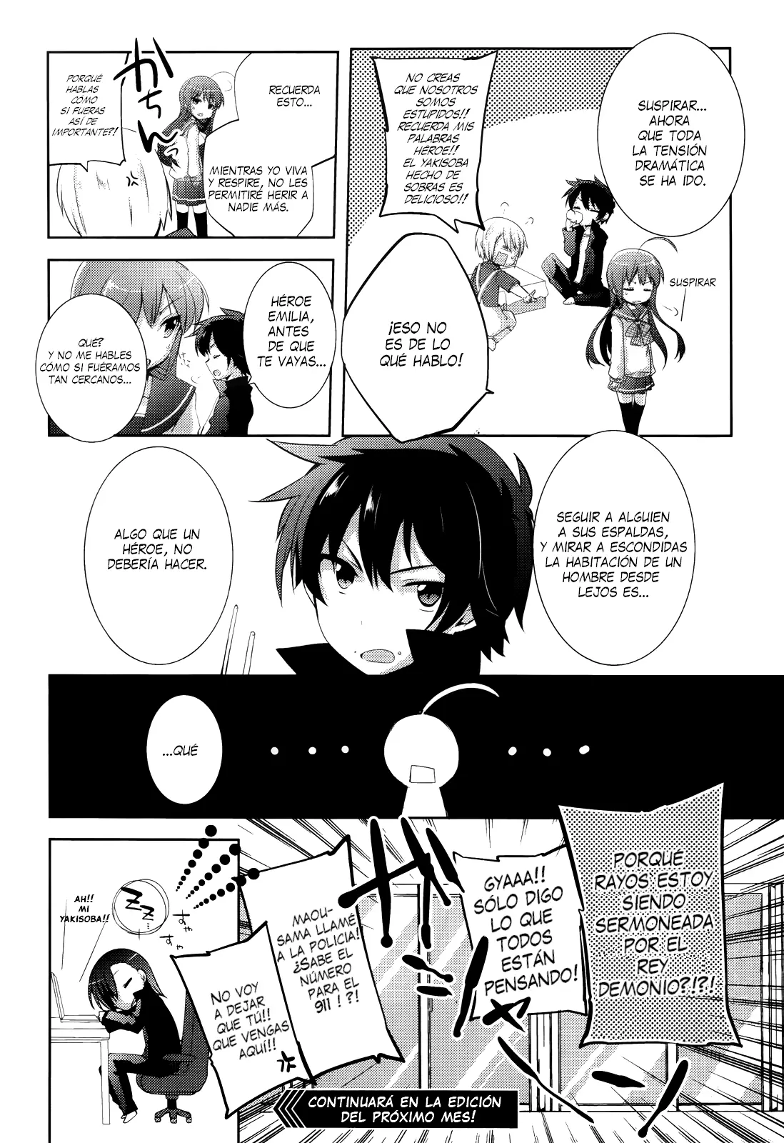 Hataraku Maou-sama! High School! capítulo 4, página 14