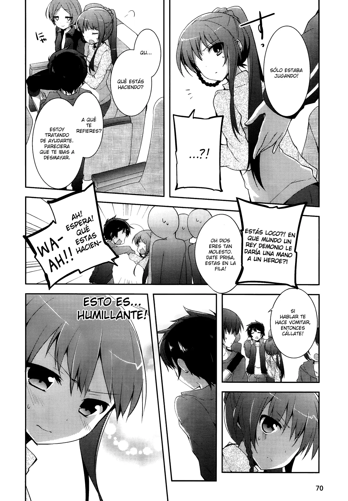 Hataraku Maou-sama! High School! capítulo 6, página 4