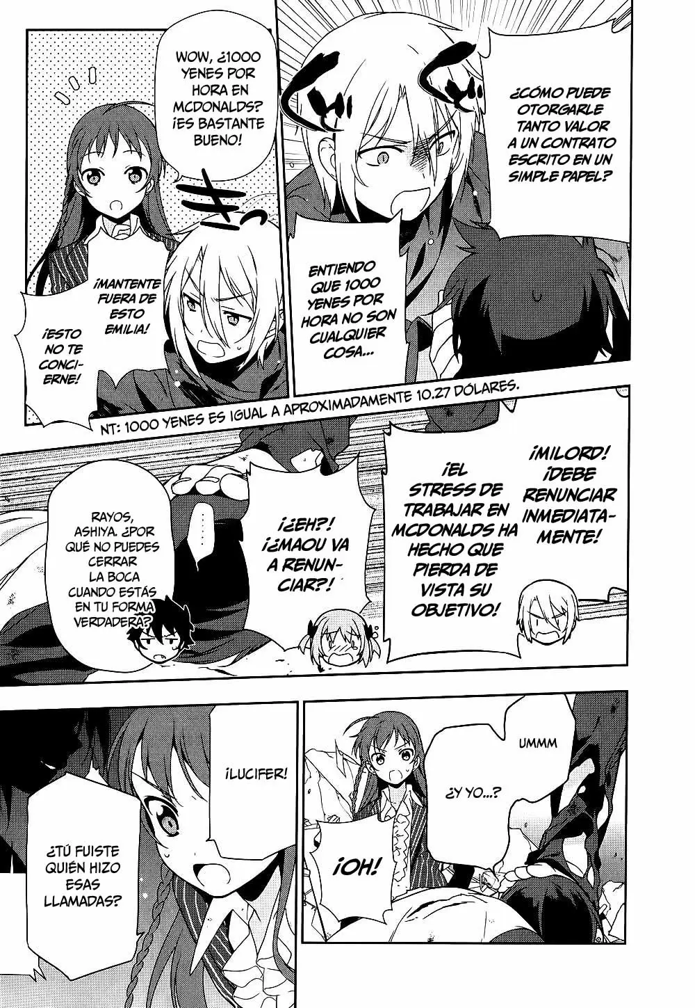 Hataraku Maou-sama! capítulo 11, página 9