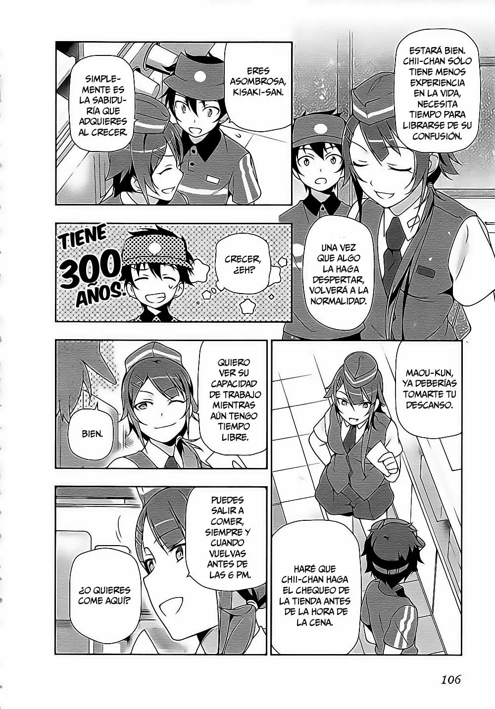 Hataraku Maou-sama! capítulo 15, página 4
