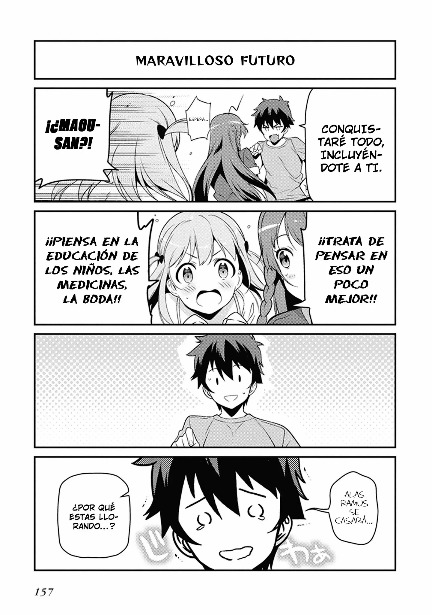 Hataraku Maou-sama! capítulo 46.5, página 10