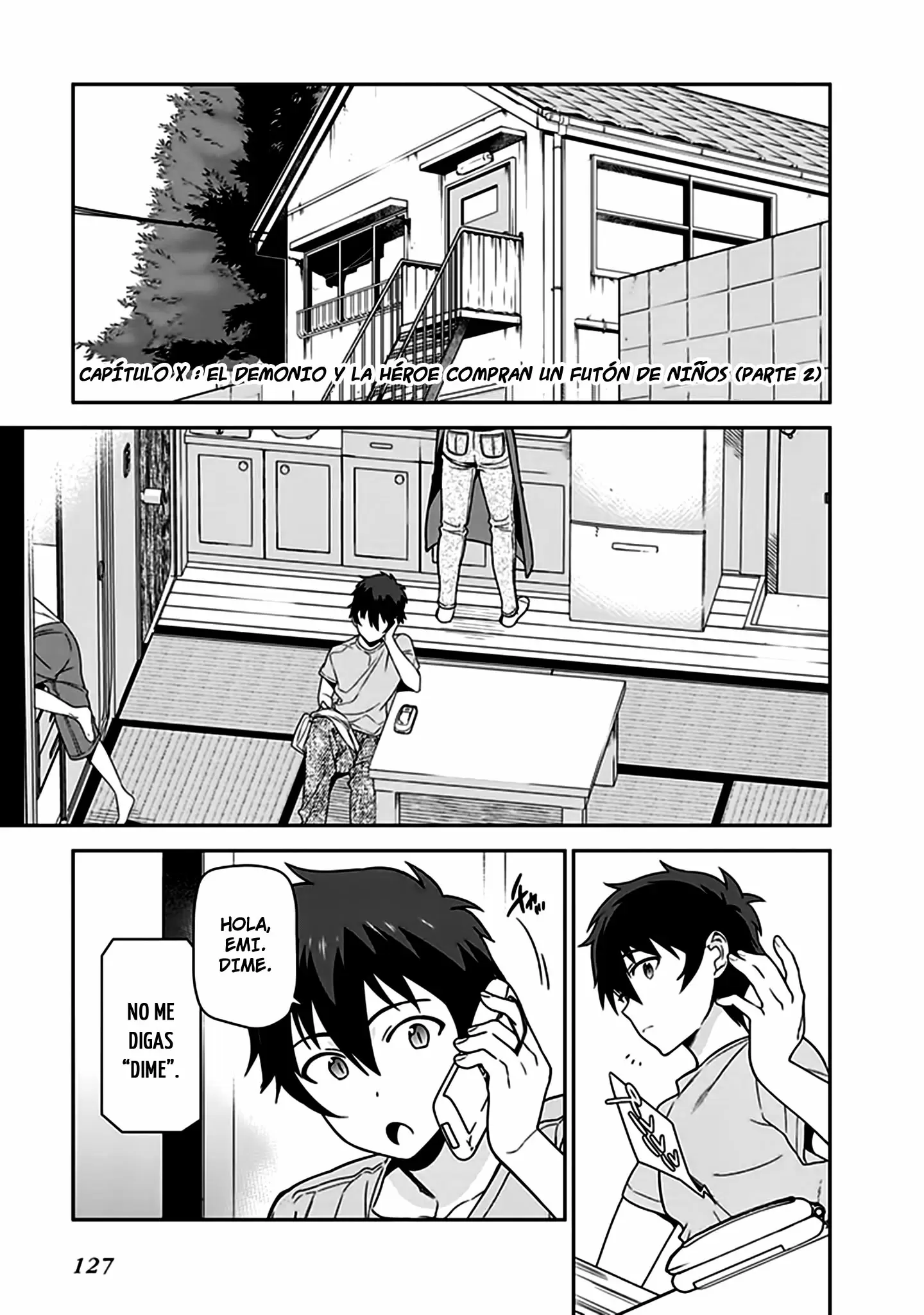 Hataraku Maou-sama! capítulo 49.2, página 1