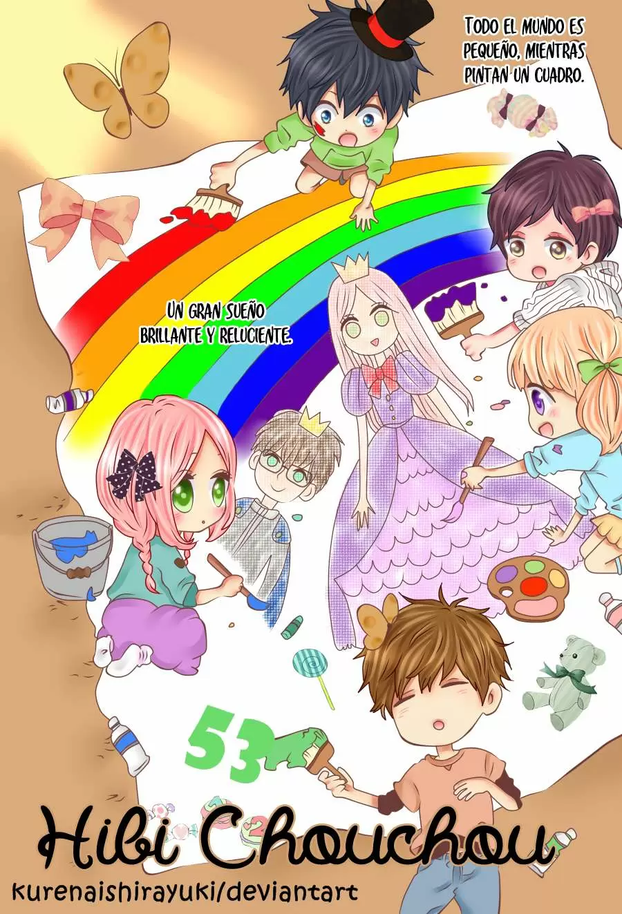 Hibi chouchou capítulo 53, página 1
