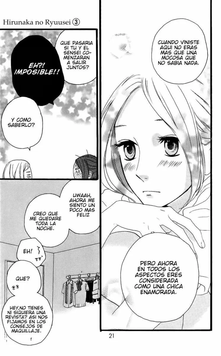 Hirunaka No Ryuusei capítulo 15, página 20