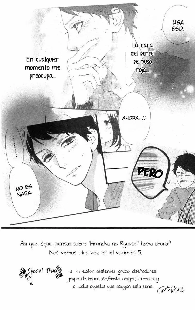 Hirunaka No Ryuusei capítulo 28, página 3