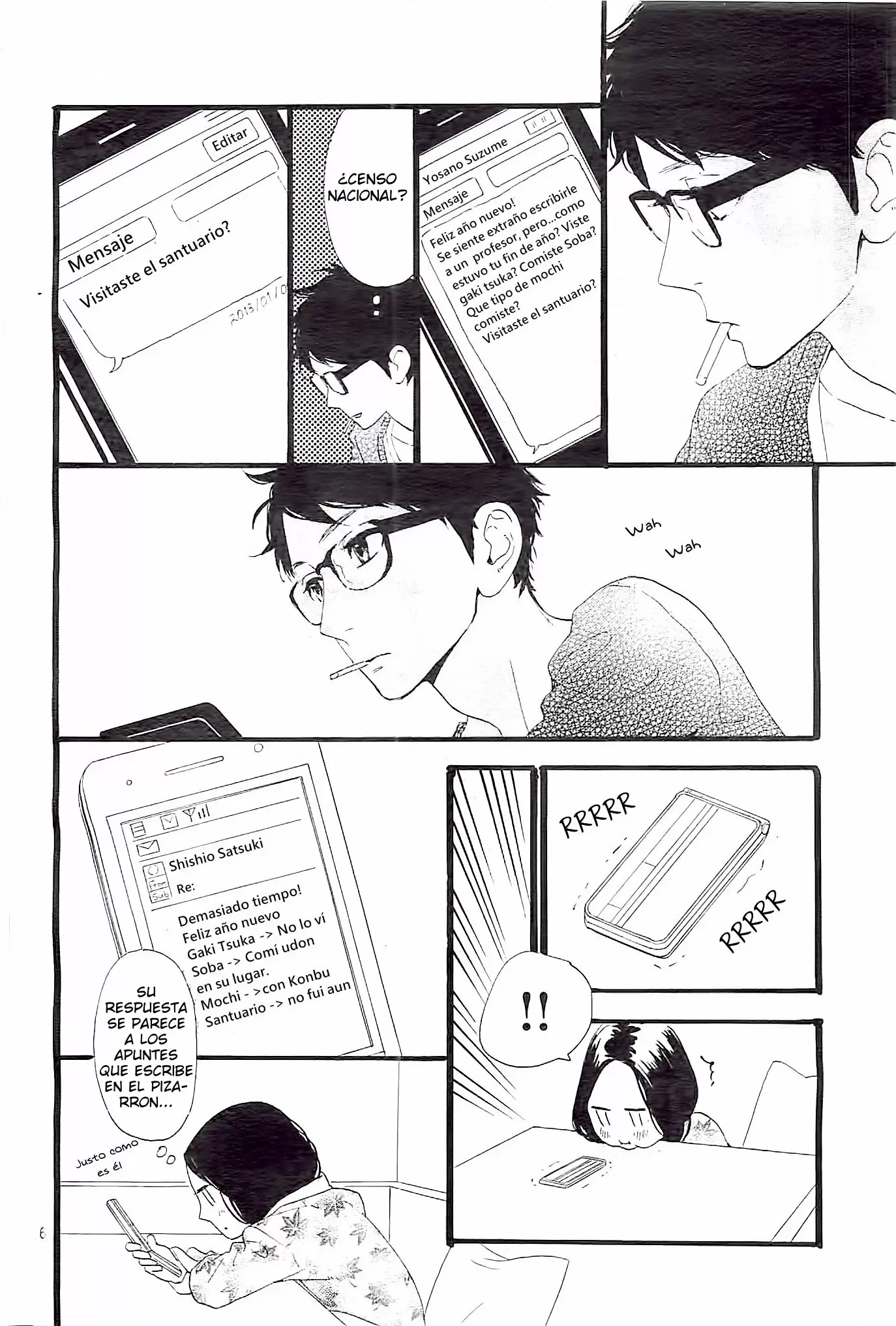 Hirunaka No Ryuusei capítulo 43, página 7