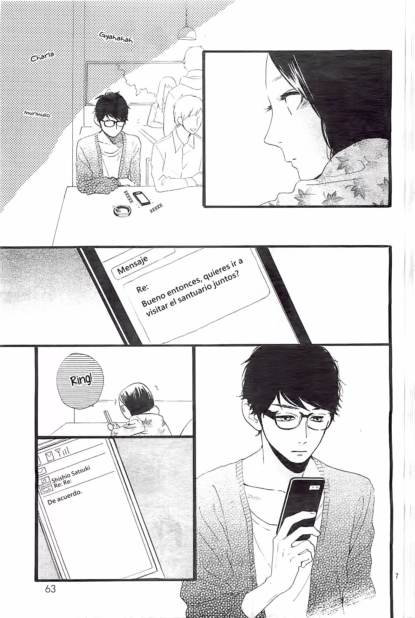 Hirunaka No Ryuusei capítulo 43, página 8
