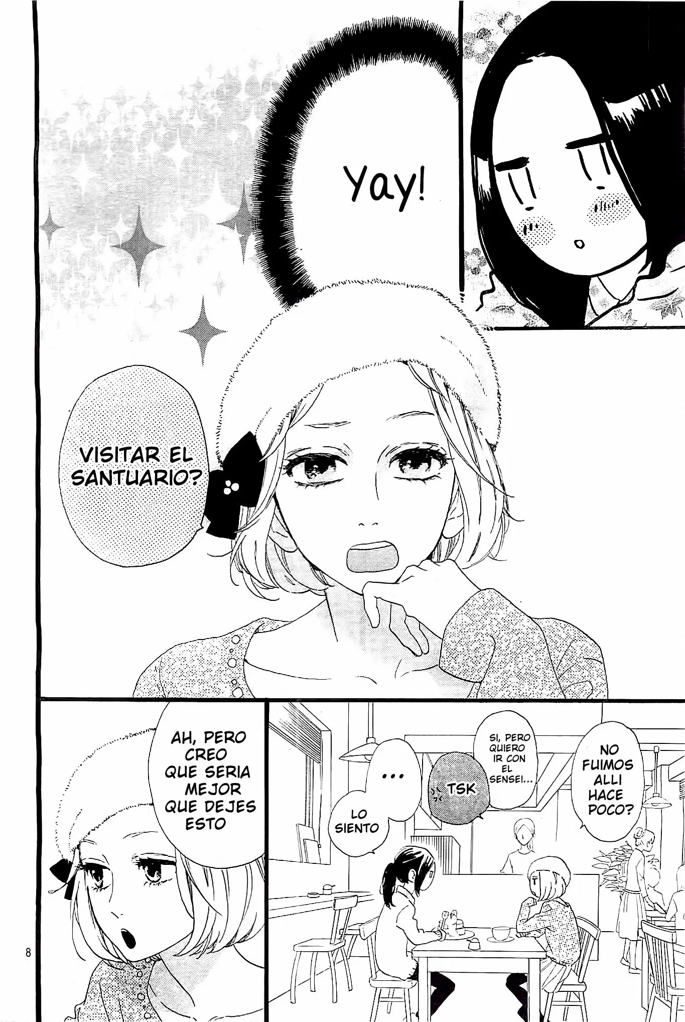 Hirunaka No Ryuusei capítulo 43, página 9