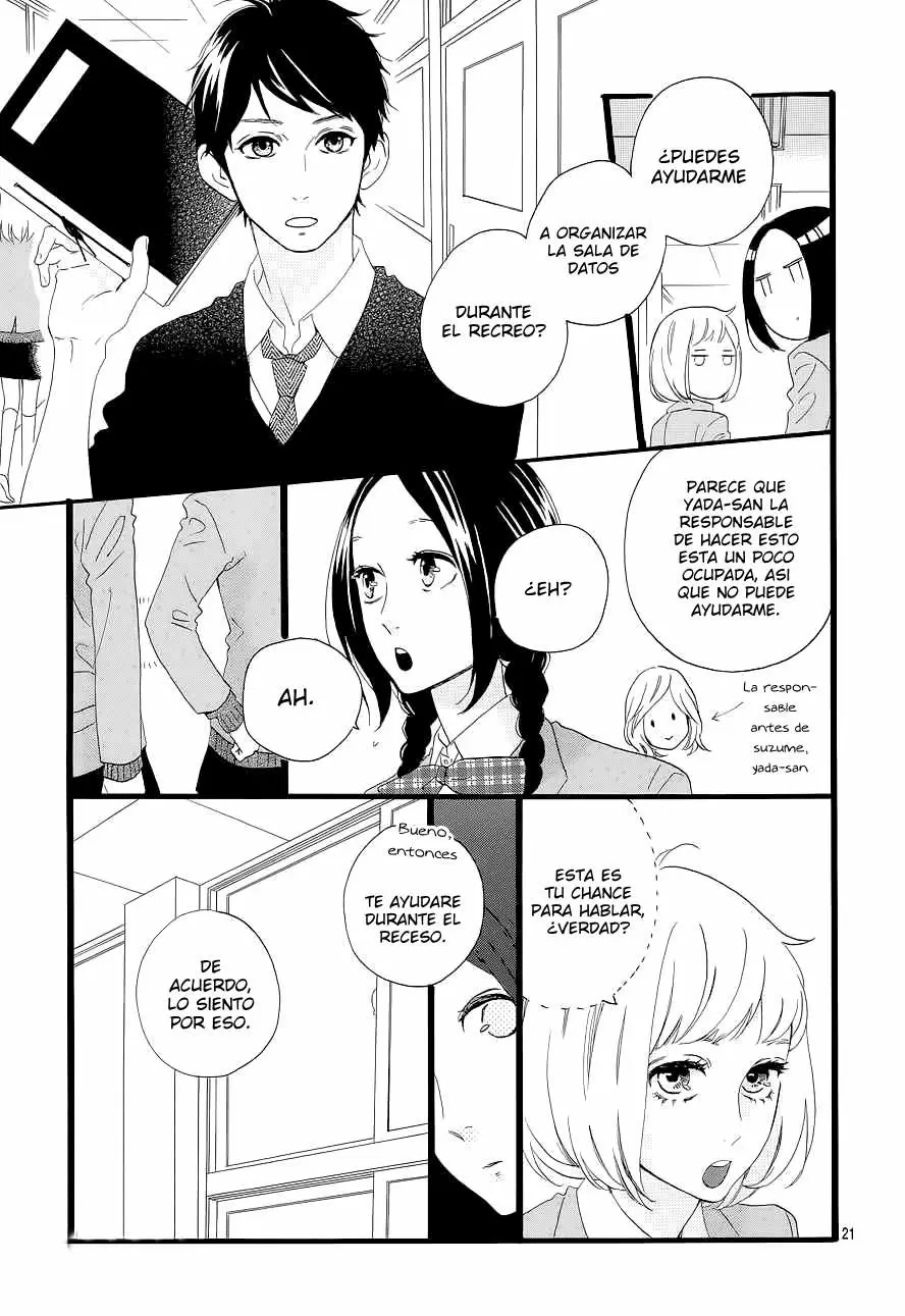 Hirunaka No Ryuusei capítulo 46, página 21