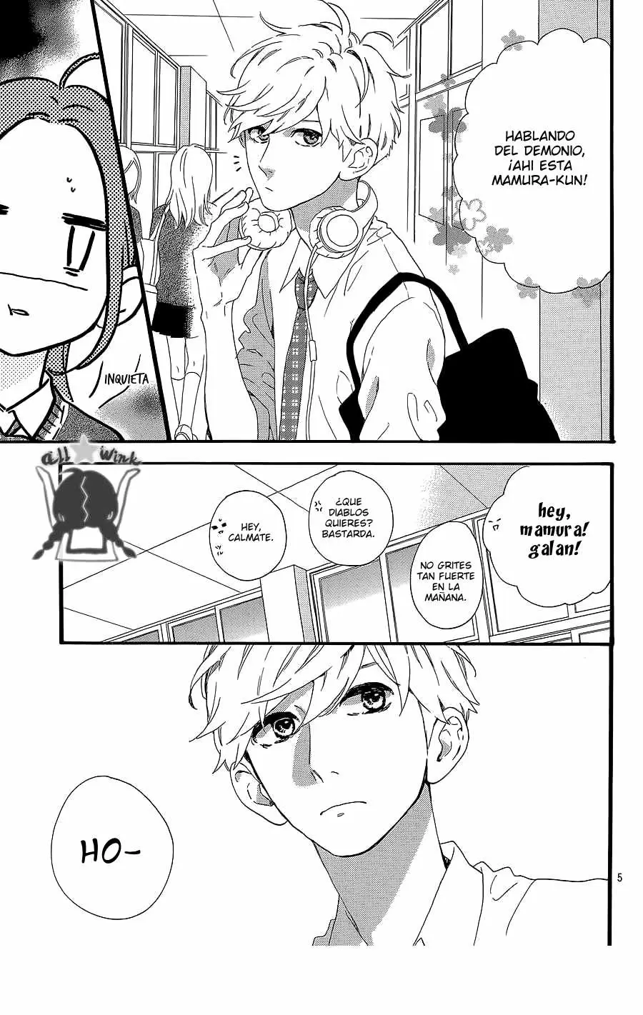 Hirunaka No Ryuusei capítulo 58, página 6