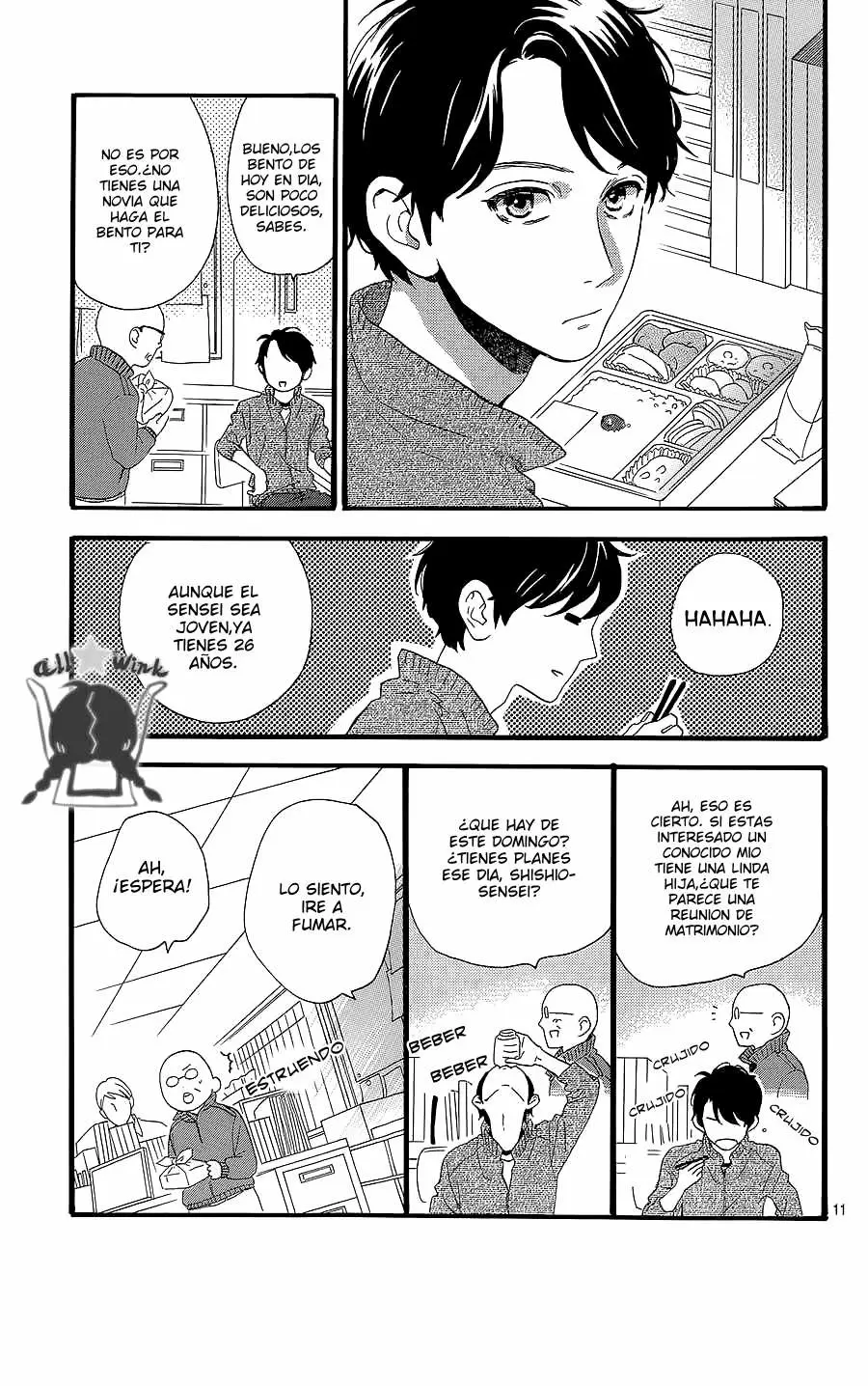 Hirunaka No Ryuusei capítulo 58, página 12