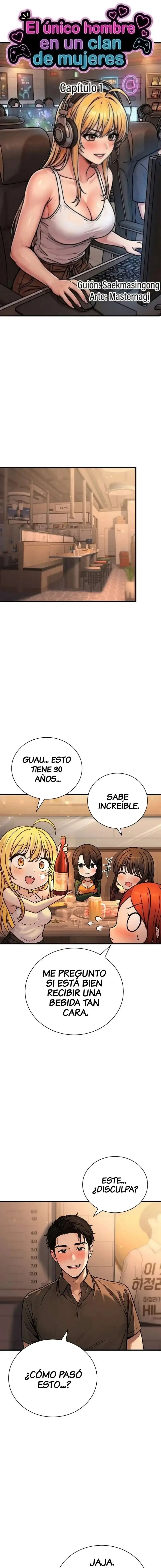 Soy el único hombre en el clan dominado por mujeres capítulo 1, página 8
