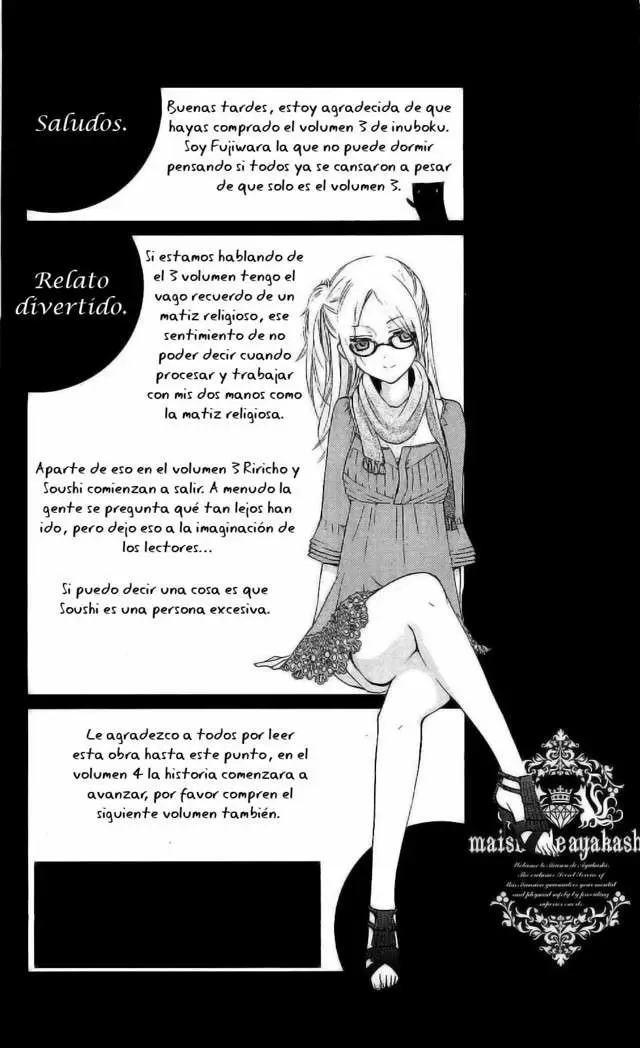Inu x Boku SS capítulo 13.5, página 3