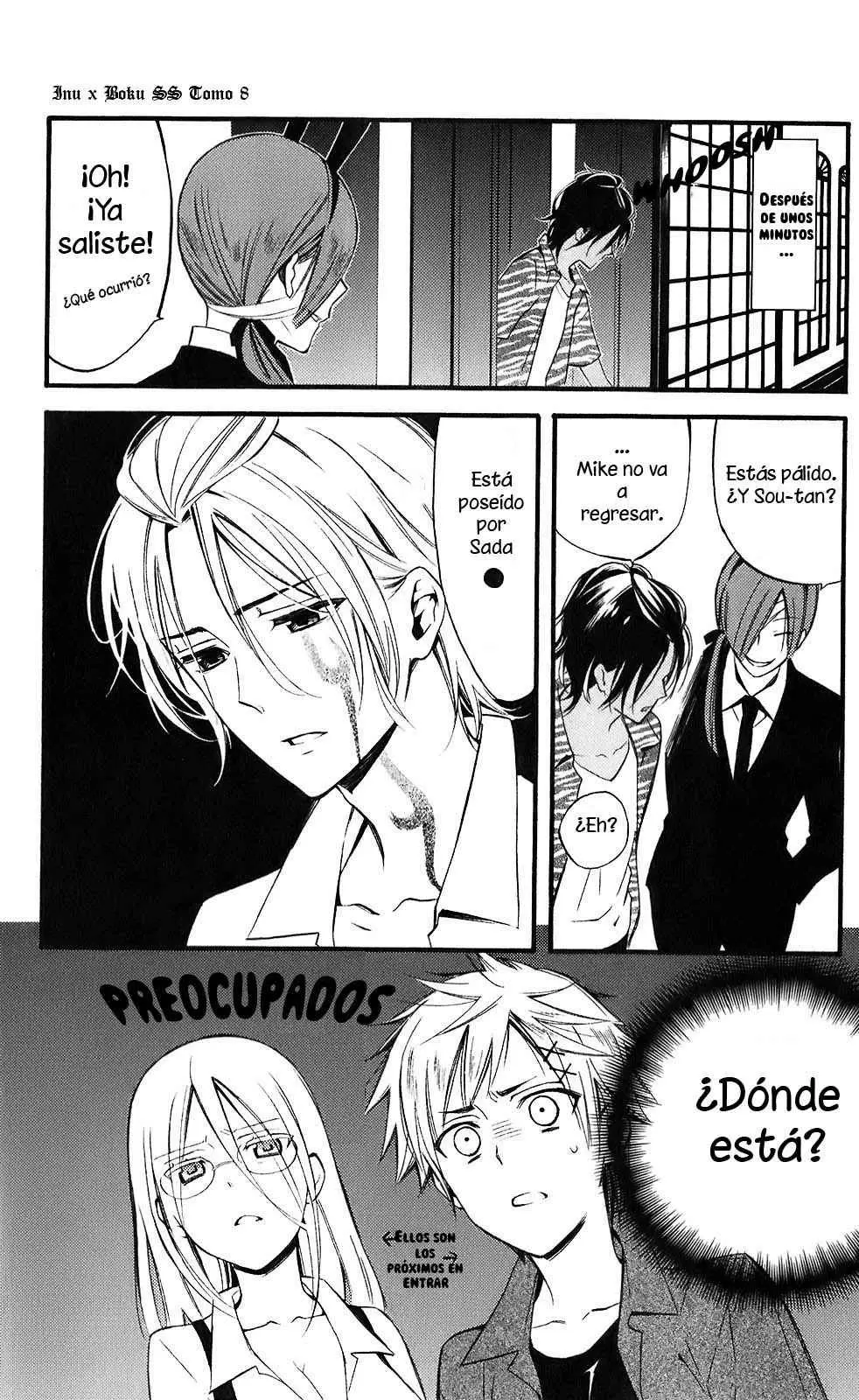 Inu x Boku SS capítulo 36.5, página 14