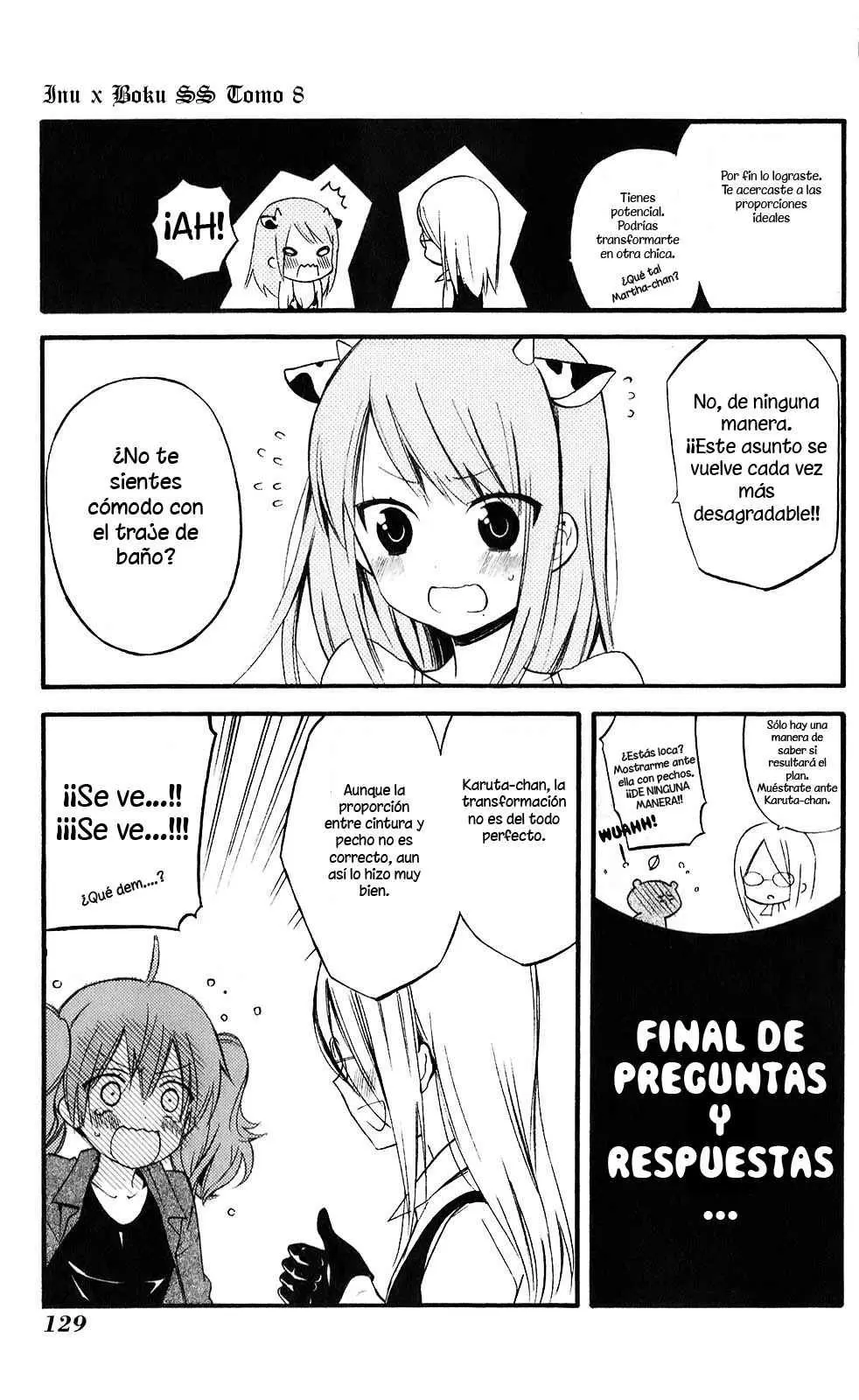 Inu x Boku SS capítulo 36.5, página 18