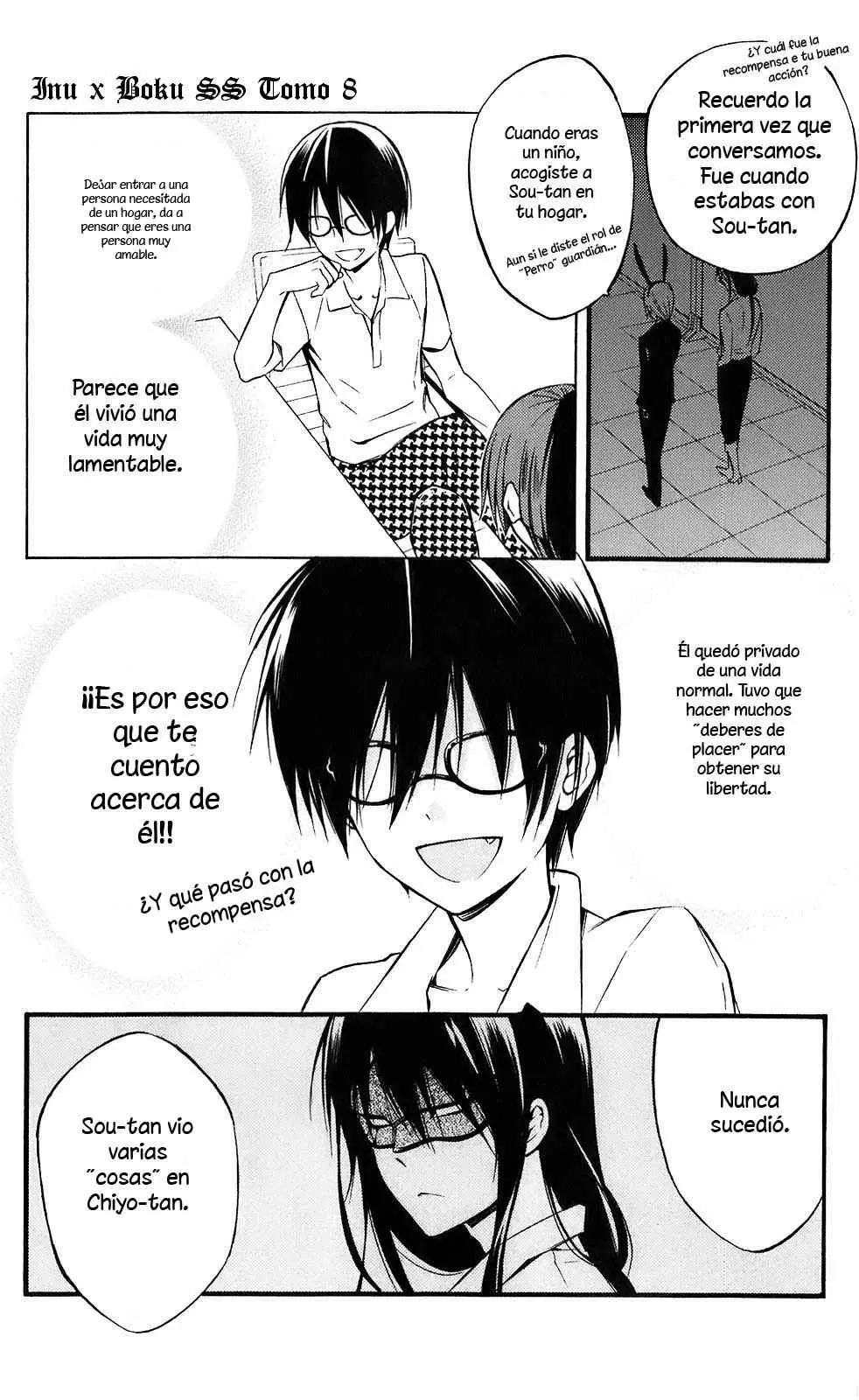 Inu x Boku SS capítulo 36.5, página 28