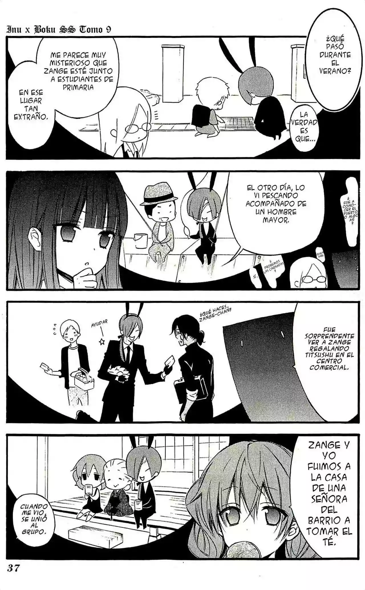Inu x Boku SS capítulo 38.2, página 5