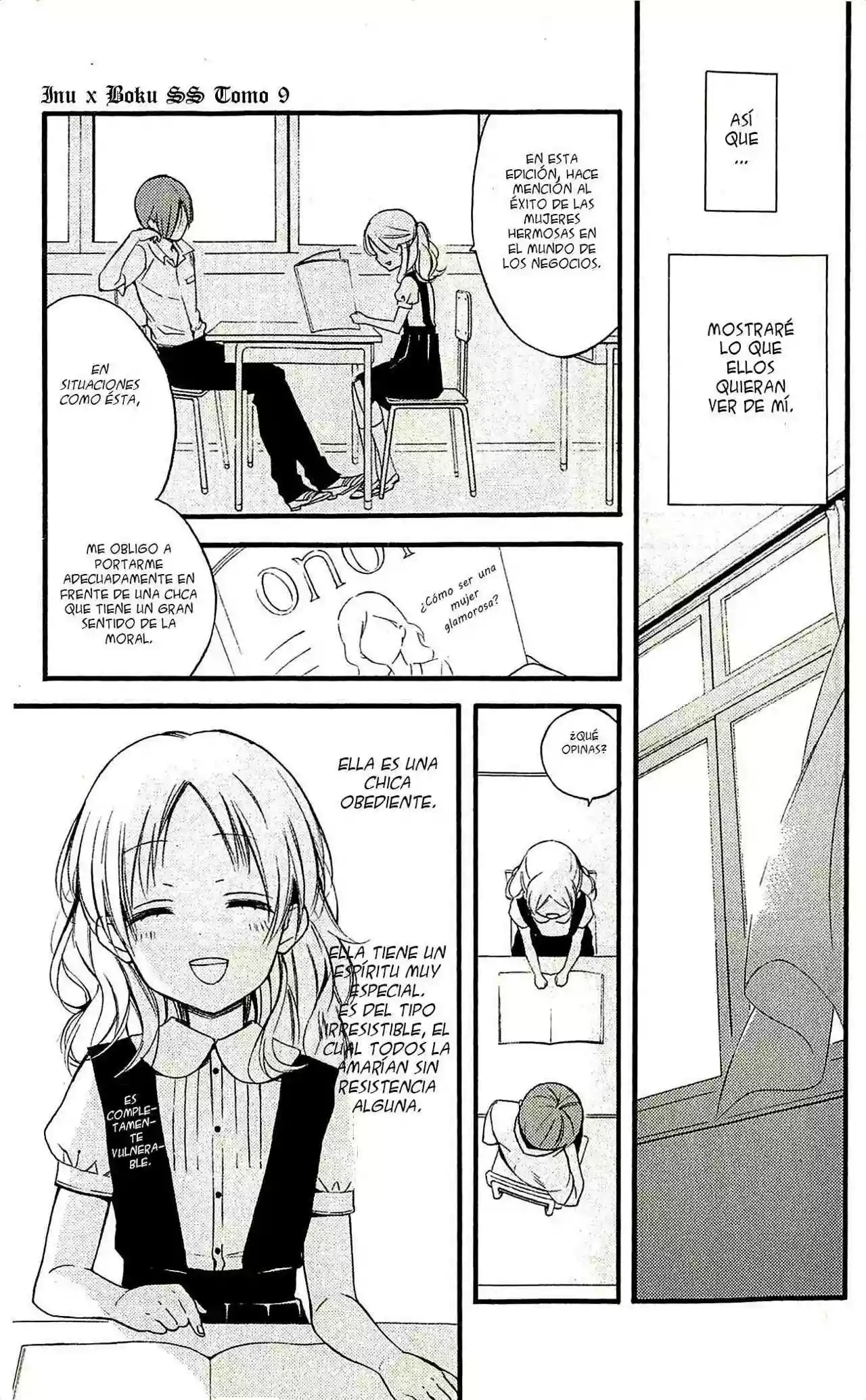 Inu x Boku SS capítulo 38.2, página 13