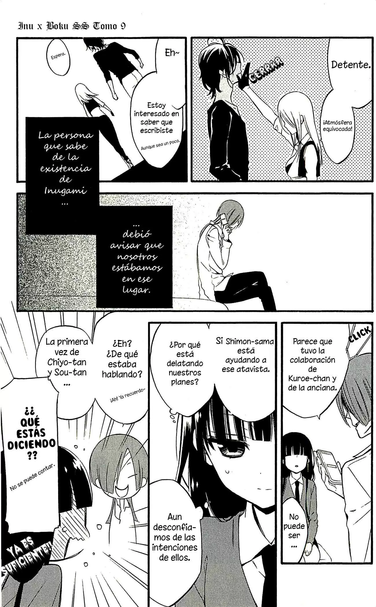 Inu x Boku SS capítulo 38, página 9