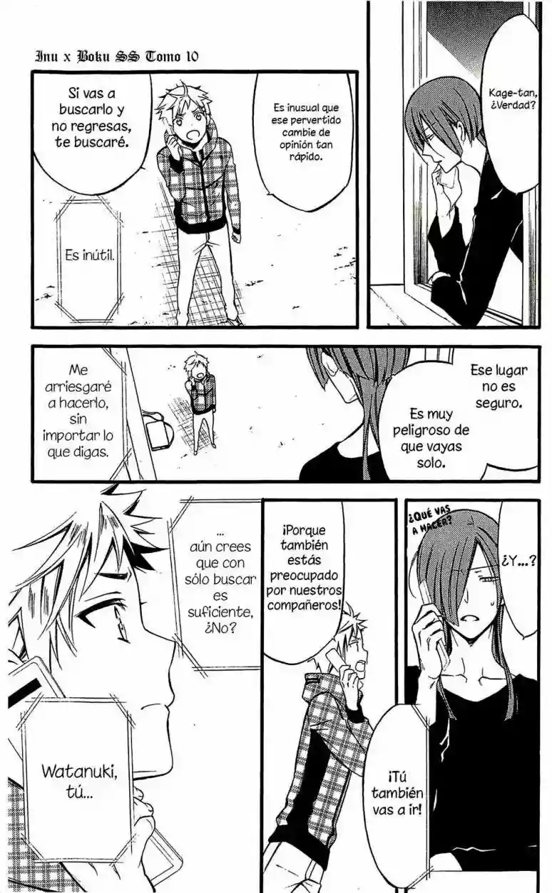 Inu x Boku SS capítulo 40, página 40