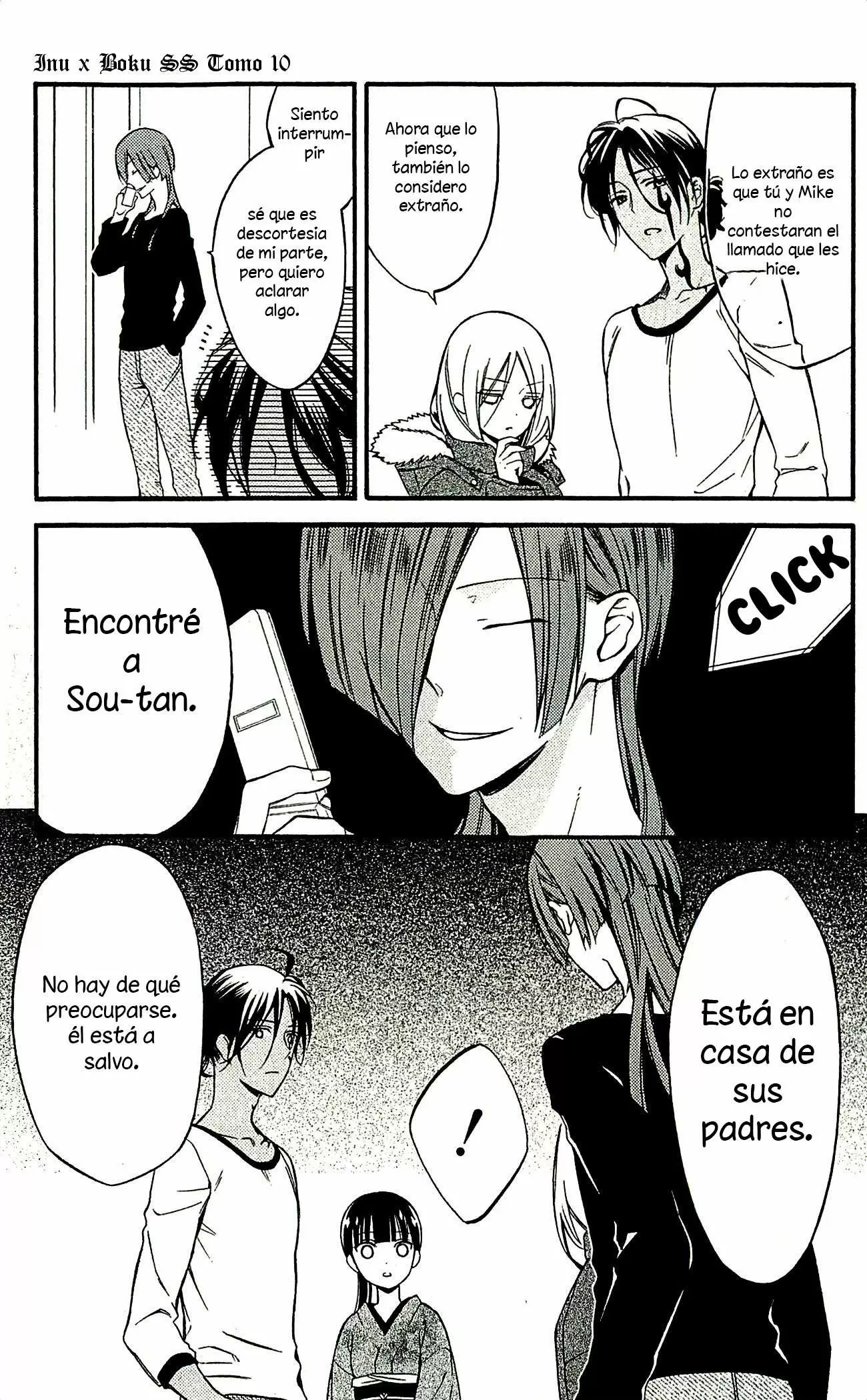Inu x Boku SS capítulo 41, página 4