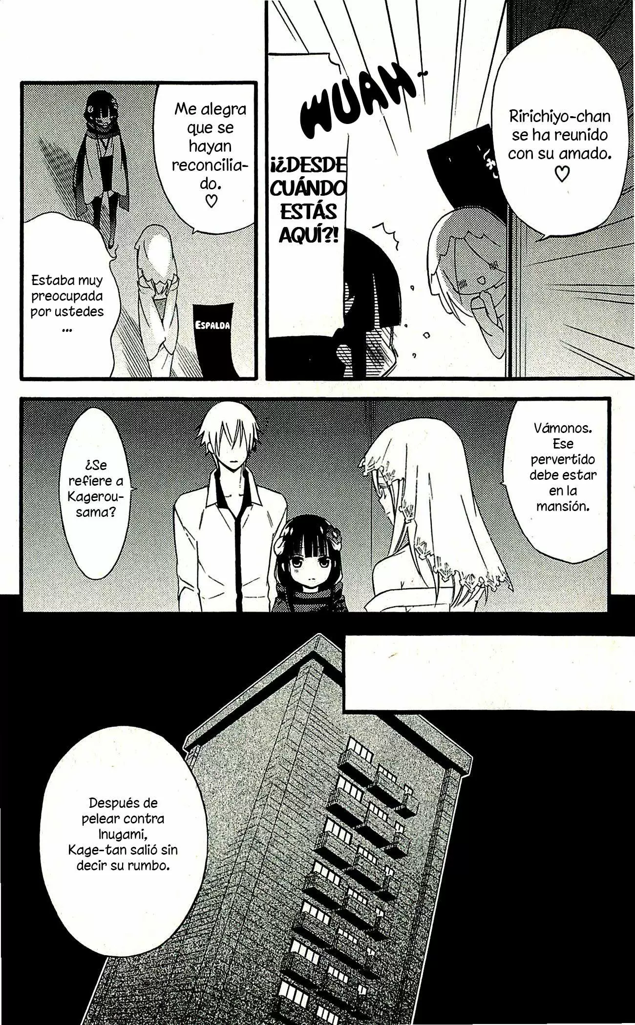 Inu x Boku SS capítulo 42, página 8