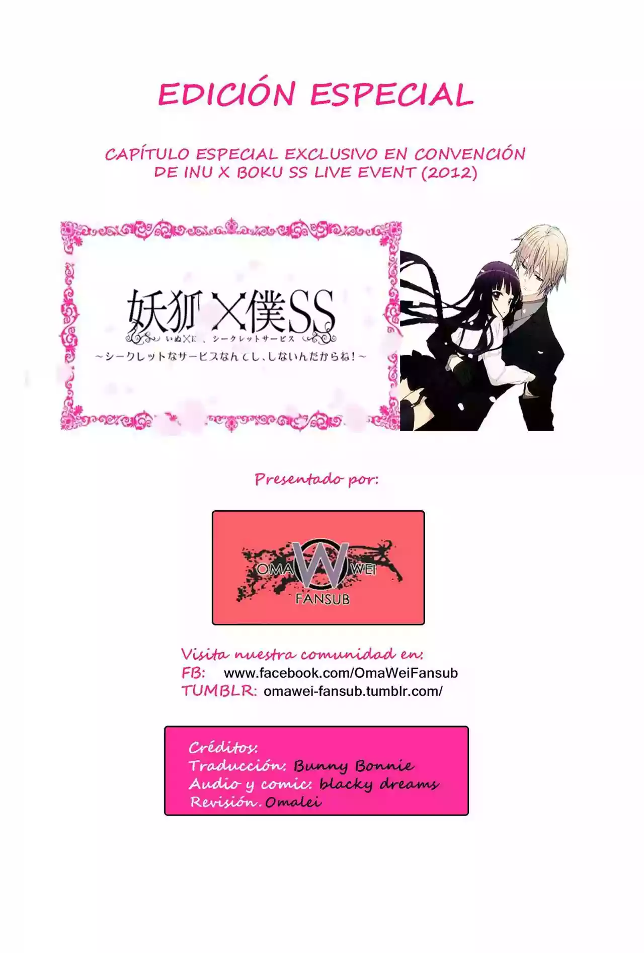Inu x Boku SS capítulo 5.5, página 2