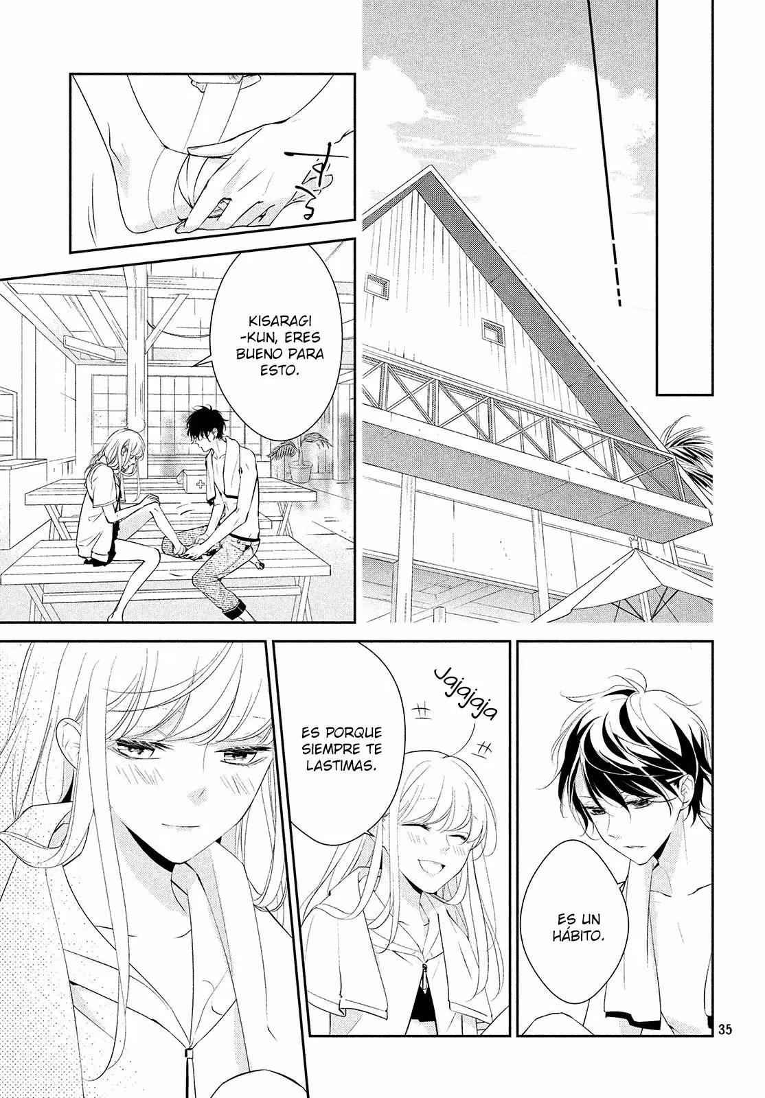 Kimi ga Kirai na Koi no Hanashi capítulo 6, página 37