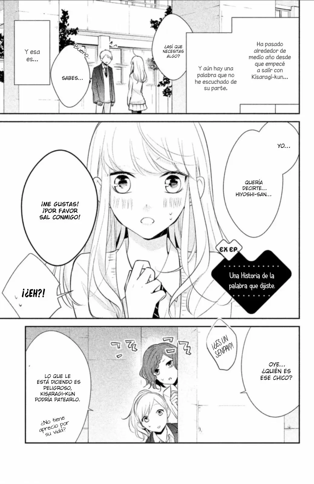 Kimi ga Kirai na Koi no Hanashi capítulo 8.5, página 4