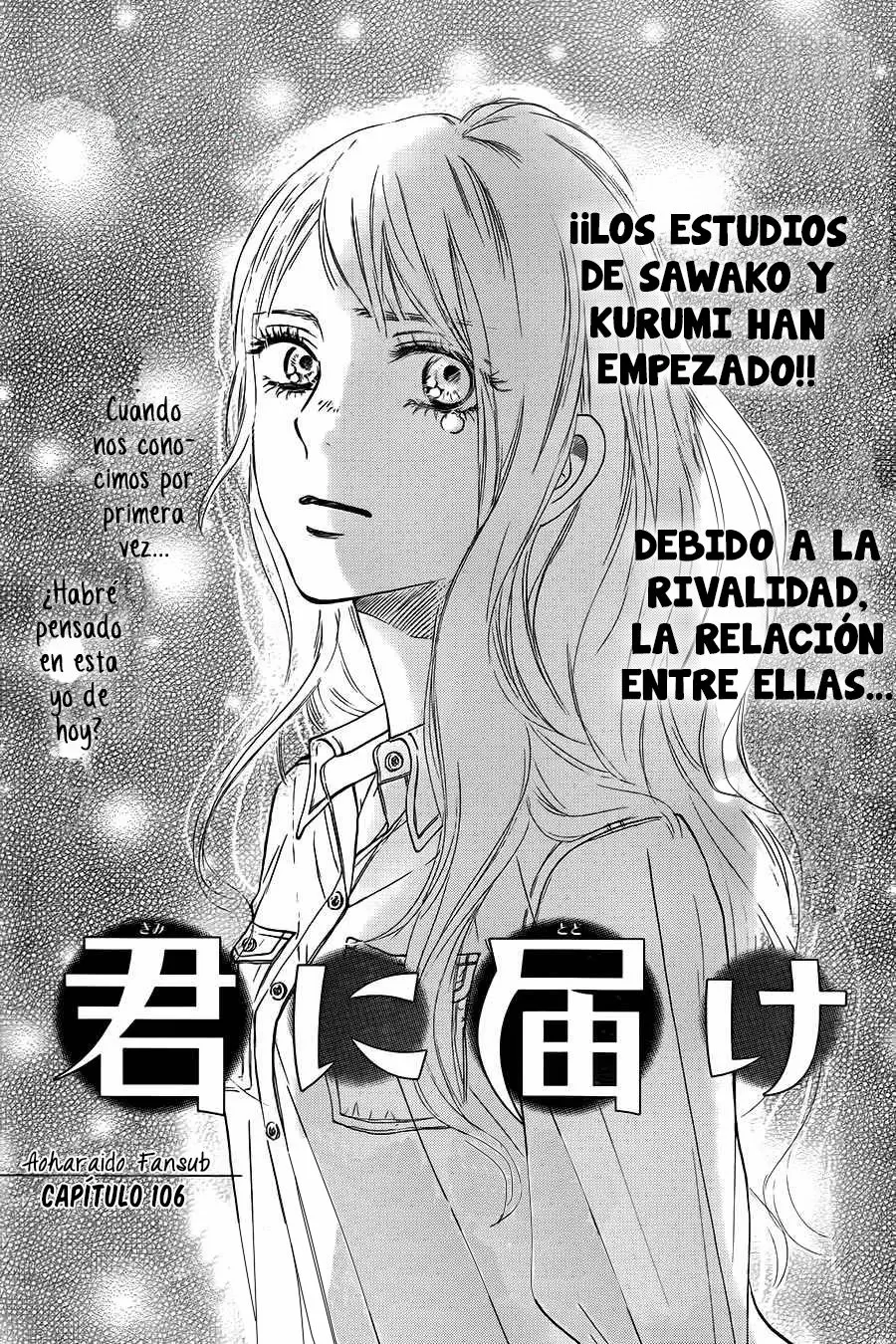 Kimi Ni Todoke capítulo 106, página 3