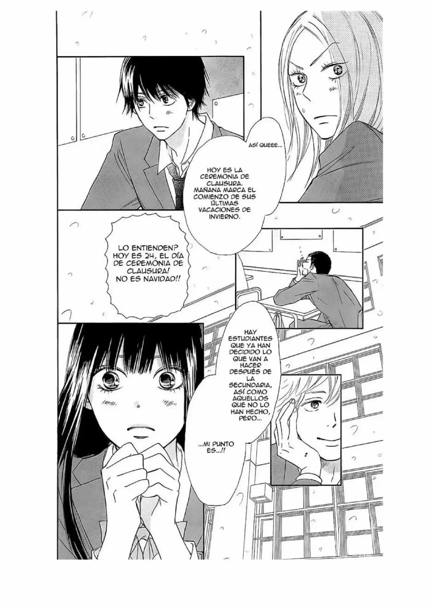 Kimi Ni Todoke capítulo 112, página 4