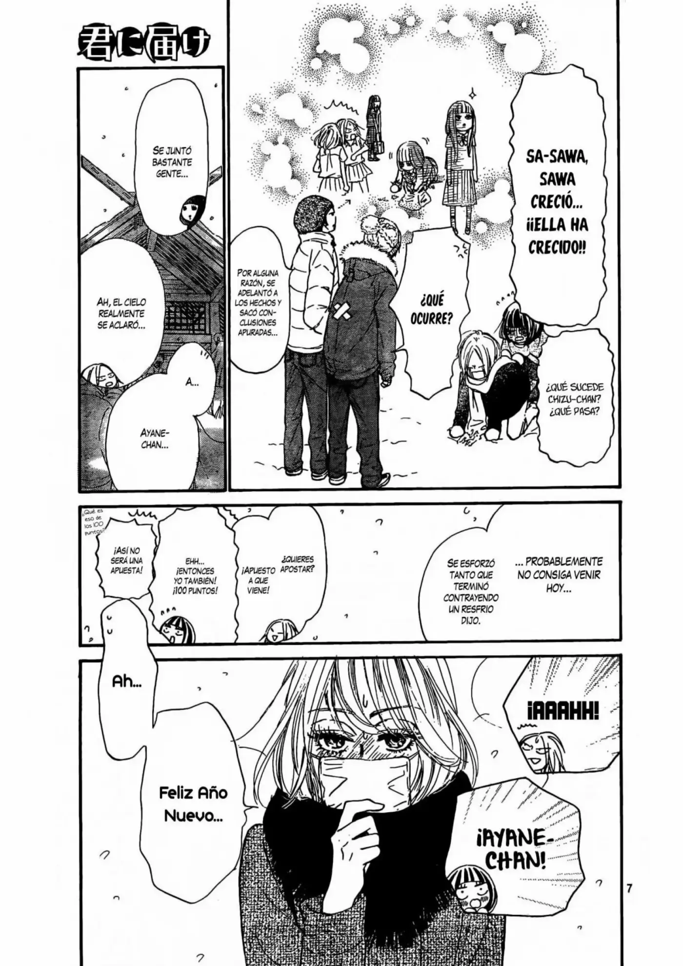 Kimi Ni Todoke capítulo 116, página 9
