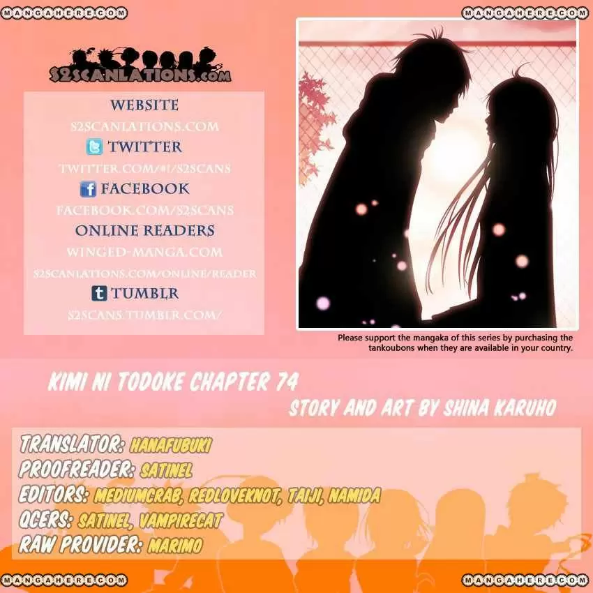 Kimi Ni Todoke capítulo 75, página 41
