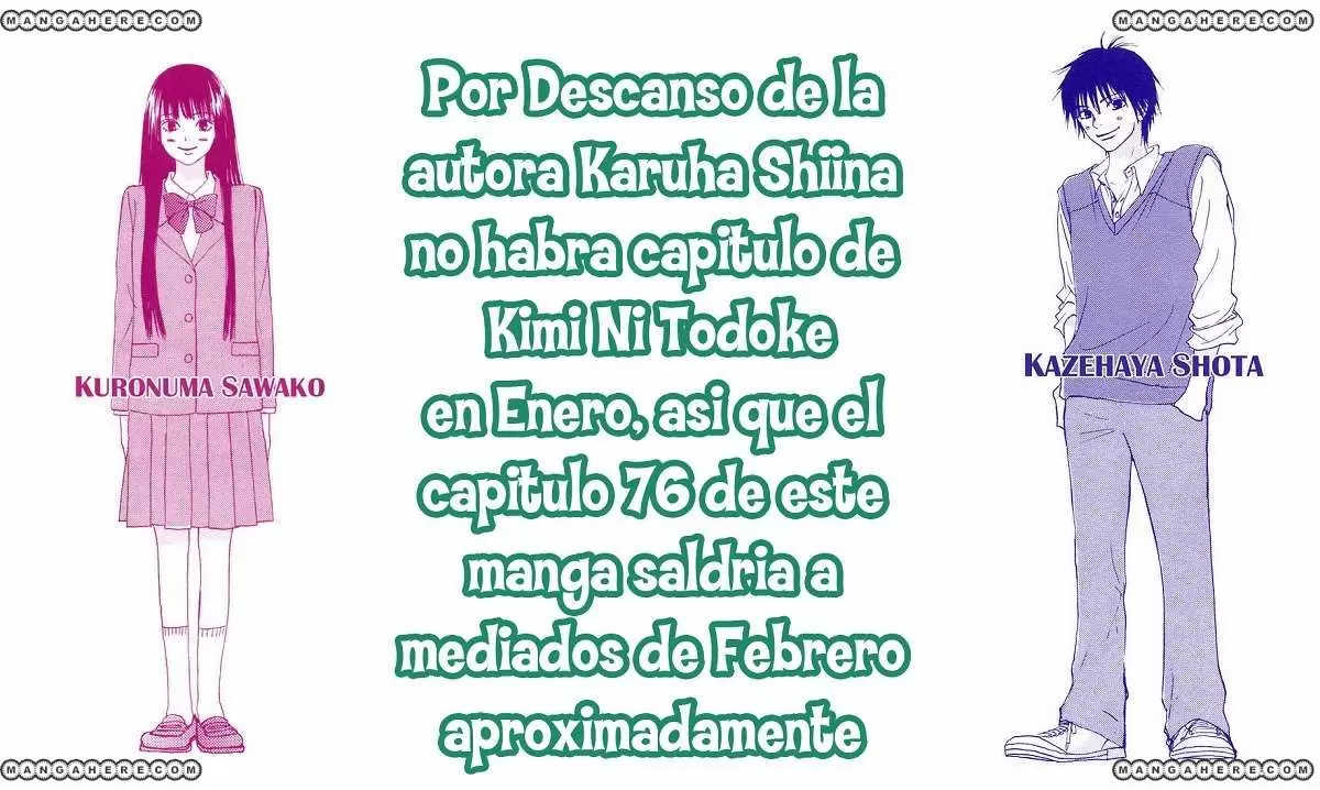 Kimi Ni Todoke capítulo 76, página 37