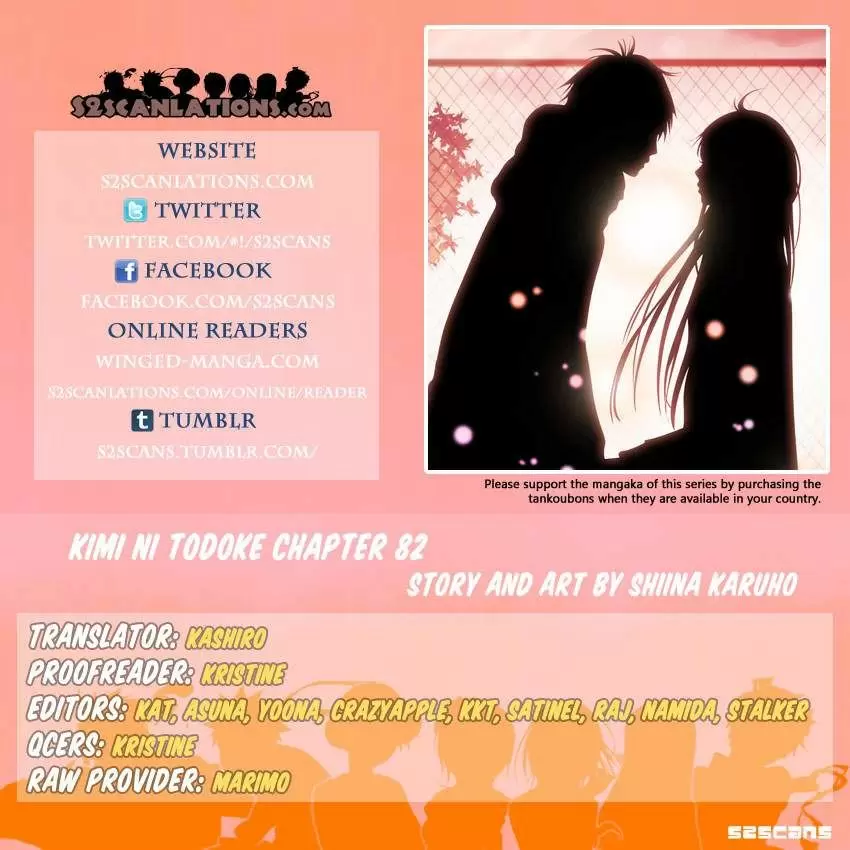 Kimi Ni Todoke capítulo 83, página 3