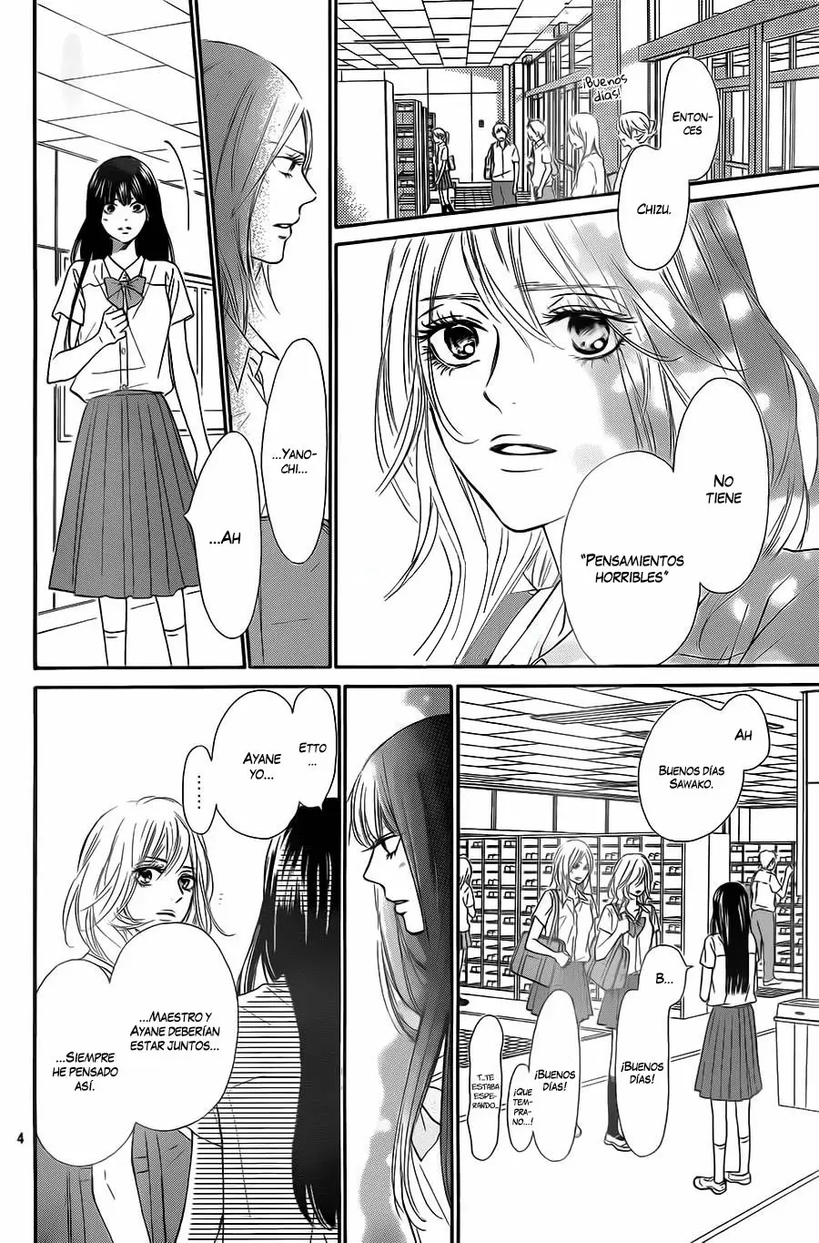 Kimi Ni Todoke capítulo 94, página 6
